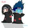 Itachi and Kisame Chibis by SasoriDanna94